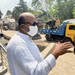 নিয়মিত ড্রেন পরিস্কার রাখতে পৌরসভাকে কঠোর নিদর্শনা এমপি কাজলের